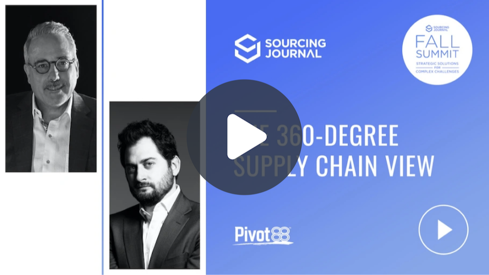 Sourcing Journal Fireside Chat with Pivot88's Stephane Boivin about supply chain traceability